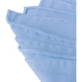 thumbnail image 3 of Jacob Alexander Linen Handrolled 15" x 15" Pocket Square Hanky - Baby Blue, 3 of 4