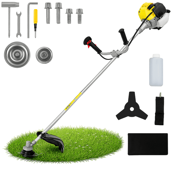 Desbrozadora Desmalezadora Gutstark de Gasolina 52CC Motor de 3.6HP 2 Tiempos Gutstark Pasto Gasolina 52 CC 3.6 Hp