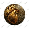 Mechanical Heart Design Polyester Universal Spare Wheel Tire Cover