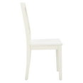 thumbnail image 6 of SAFAVIEH Silio Classic Wood Solid Dining Parsons Chair, White (Set of 2), 6 of 12