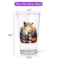 thumbnail image 5 of Happy Halloween Vampire Miniature American Shepherd BOO with Pumpkins Fun and Spooky 16oz Pint Beer Glass Mug MAS Dog Lover Gifts Beer Glasses Cup - 00018, 5 of 5