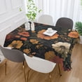 thumbnail image 2 of Yayeee Tablecloths for Rectangular Tables 60 x 120 inch Party Table Cover, Dark Floral Pattern, 2 of 6