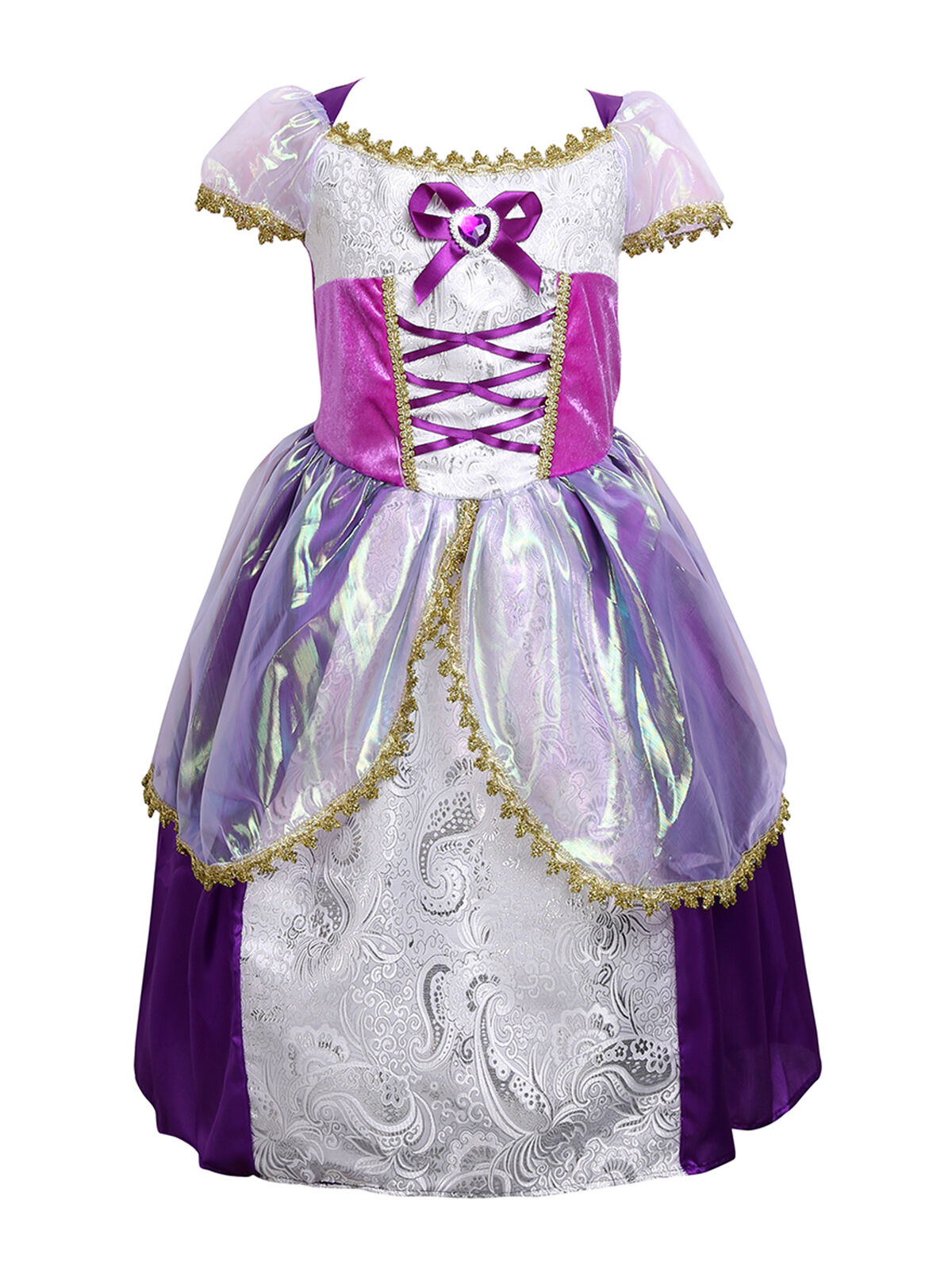 Little Girls Princess Rapunzel Dress Costume - Walmart.com - Walmart.com