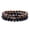 Black, variant on Kayannuo Christmas 2Pcs Men Women 8mm Lava Rock Chakra Beads Elastic Natural Stone Agate Bracelet