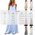 thumbnail image 6 of Tqyyweavej Jumpsuits for Women Sleeveless One Piece Deep V Neck Palazzo Overalls Wide Leg Spaghetti Strap Satin Romper with Pockets, 6 of 8