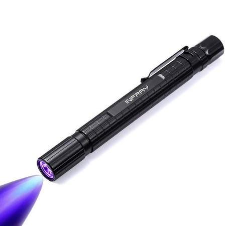 INFRAY Pen Black Light, Pocket-Sized UV Flashlight with 3W Ultraviolet LED, Adjustable Focus Detector for Dog Urine, Dry Stain and Bed Bug, IPX5 Water-Resistant, Powered by 2AAA Battery (Best Way To Dry A Fleshlight)