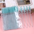 thumbnail image 2 of Cepillo de pestañas desechable con varita de cristal, peine pequeño para pestañas, rizador de pestañas en espiral, cepillo de maquillaje, herramientas de belleza portátiles., 2 of 2