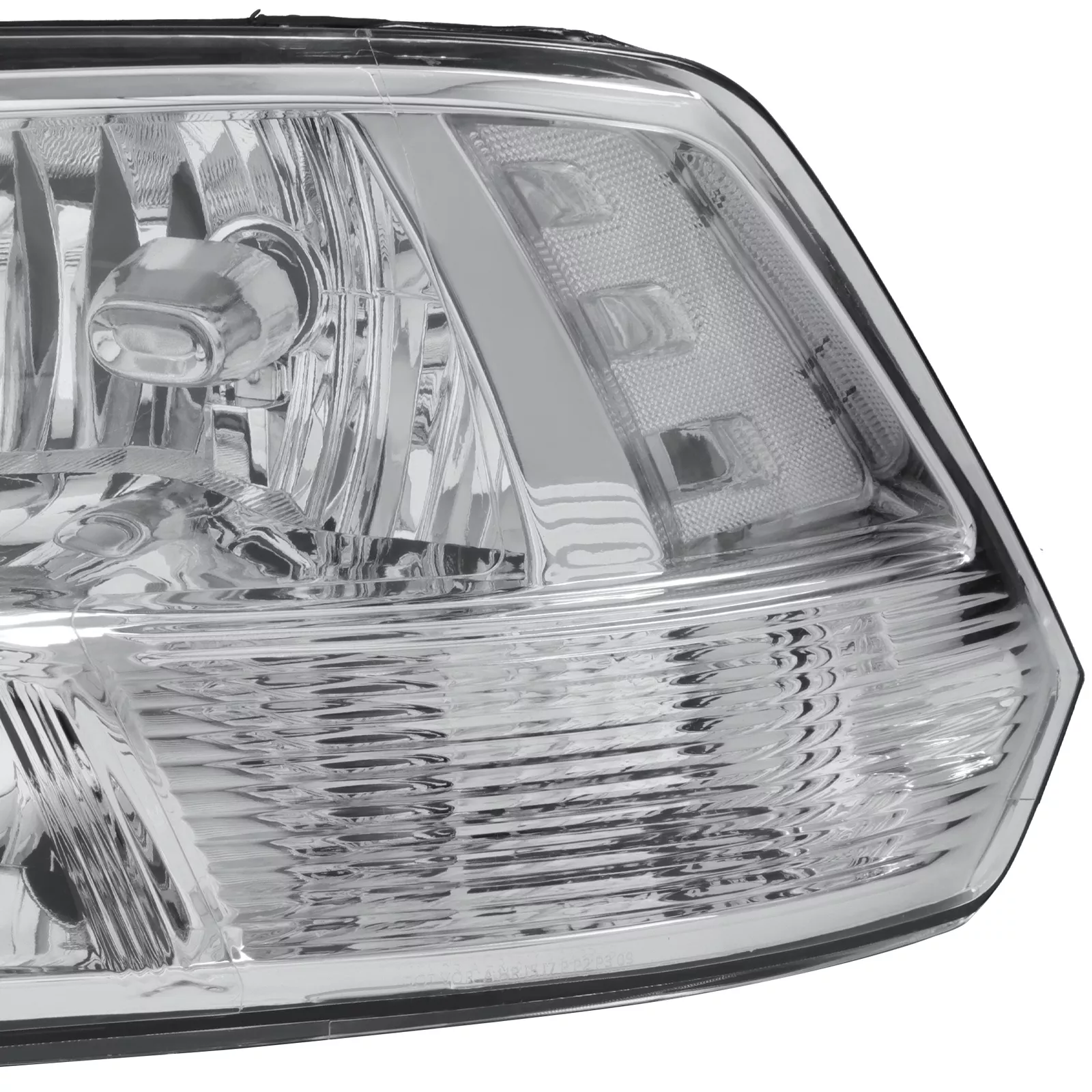 MOSTPLUS Pair Chrome Headlights Assy for 2011-2018 Dodge RAM 1500 2500 3500 4500 5500