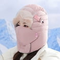 thumbnail image 4 of Windproof Winter Hat with Goggles, Full Cover Thermal Ski Mask for Cold Weather, -Lined Balaclava for Skiing, Motorcycle Riding, Camping and Outdoor Sports, 4 of 4
