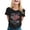 n-537Black2571, variant on CUSTG Women T-Shirts Casual Short Sleeve Round Neck T Shirt With Letter Print American Flag Print Round Neck Everyday 4th Of July Holiday 1776-2026 Tops