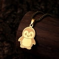 thumbnail image 2 of Cute Penguin Pendant Necklace Stainless Steel Animal Necklaces for Women Men Birthday Party Gift, 2 of 4