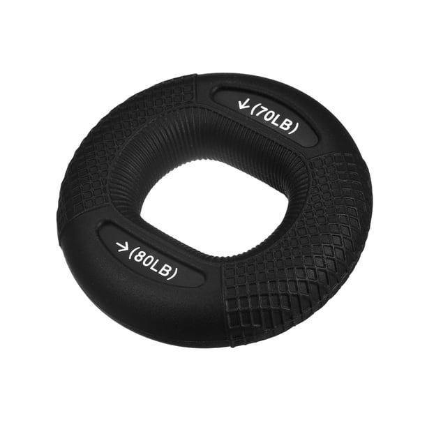 Fortalecedor de agarre Unique Bargains 3.07' 70-80 Lbs Silicona Negro