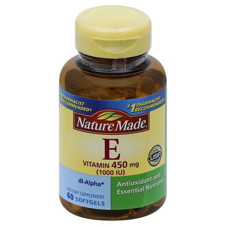 Nature Made - Vitamin E dl-Alpha 400 mg. - 60 Liquid (Best Vg E Liquid)