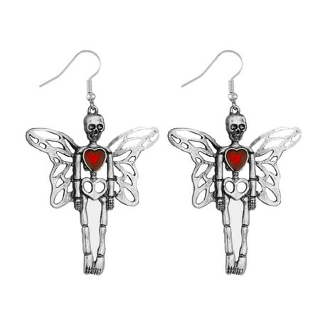 

YIGZYCN Exaggerated Punk Earrings Costume Accessories Hip Hop Jewelry