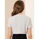 thumbnail image 5 of Cárdigan Recortado De Punto Con Frente Abierto Y Encogimiento De Hombros Bolero Para Mujer blanco S Unique Bargains Cárdigan, 5 of 6