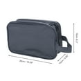 thumbnail image 2 of 1 Pc Handheld Travel Cosmetic Bag for Business Travel Blue PU, 2 of 4