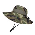 thumbnail image 2 of TANGNADE Sun Hats for Women Long Large Wide Brim Mesh Hat Men Outdoor Sports Bucket Cap Hiking Summer Hats Green, 2 of 4