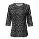 thumbnail image 1 of Guardurnaity Blusa informal de manga corta con cuello en V para mujer, jersey con botones, camisa para oficina, Top de viaje para mujer, ropa de Prendas para la parte del cuerpo Tipo 4 METRO, 1 of 6
