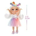 thumbnail image 5 of Rainbow High Littles – Opal Raine, Rainbow 5.5" Posable Small Doll with Purse, Magical Pet Unicorn, Toy Gift for Girls Ages 4-12, 5 of 9