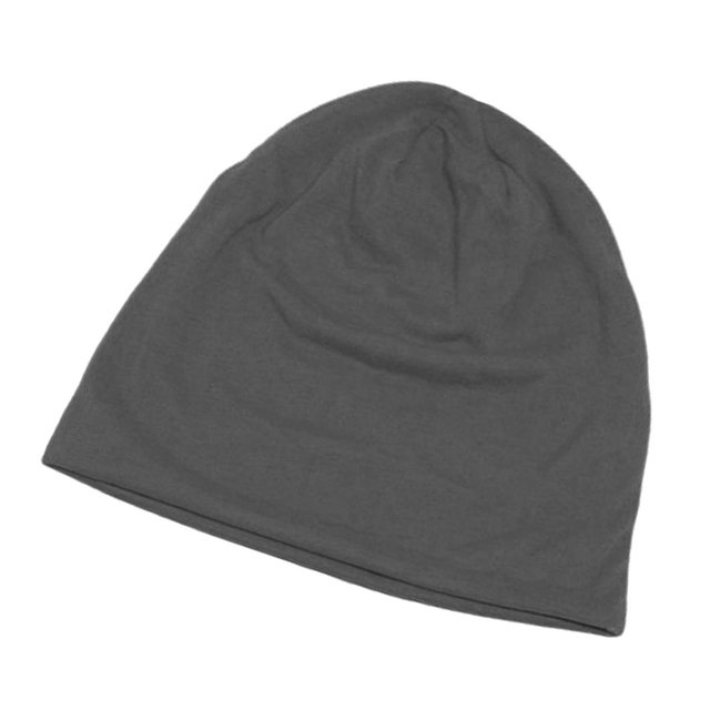 Gorro holgado de cobertura completa, gorro elástico holgado con , gorro para la cabeza, color gris Yuyangstore Beanie sombrero