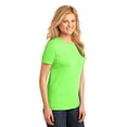 thumbnail image 4 of Port & Company Ladies Core Cotton Tee-XS (Neon Green), 4 of 6