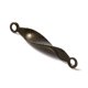 thumbnail image 1 of Tibetan Style Brass Connector Charms Twist Antique Bronze 15.5x3x2.5mm Hole: 1mm, 1 of 2