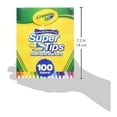 thumbnail image 3 of 100 Plumones Super Tips Crayola Lavables, 3 of 3