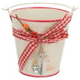 thumbnail image 3 of 1Pc Decorative Iron Flowerpot Bucket Creative Flower Holder Home Adornment Prop, 3 of 8
