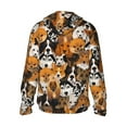 thumbnail image 2 of Goofa Dogs Different Breeds Printed Women's UPF 50+ Sun Protection Hoodie Jacket Lightweight Long Sleeve Sun Shirt for Women with Pocket Hiking Outdoor-XX-Large, 2 of 9