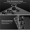 thumbnail image 5 of Smasener for Galaxy S23 Ultra - Samsung Galaxy S23 Ultra Camera Lens Protector, 9H Tempered Glass Camera Cover Screen Protector Metal Individual Ring for Samsung Galaxy S23 Ultra 6.8 inch(2023), 5 of 7