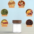 thumbnail image 7 of Borosilicate Glass Jar with Wood Lid, Airtight Kitchen Storage Canister for Coffee Grains and Tea, Sealed Food Grade Glass Container for Home Pantry Organization, 7 of 7