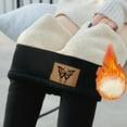 thumbnail image 3 of Leggings con forro de cintura alta Sunnimix Pantalones con forro polar para mujer XXL, 3 of 8