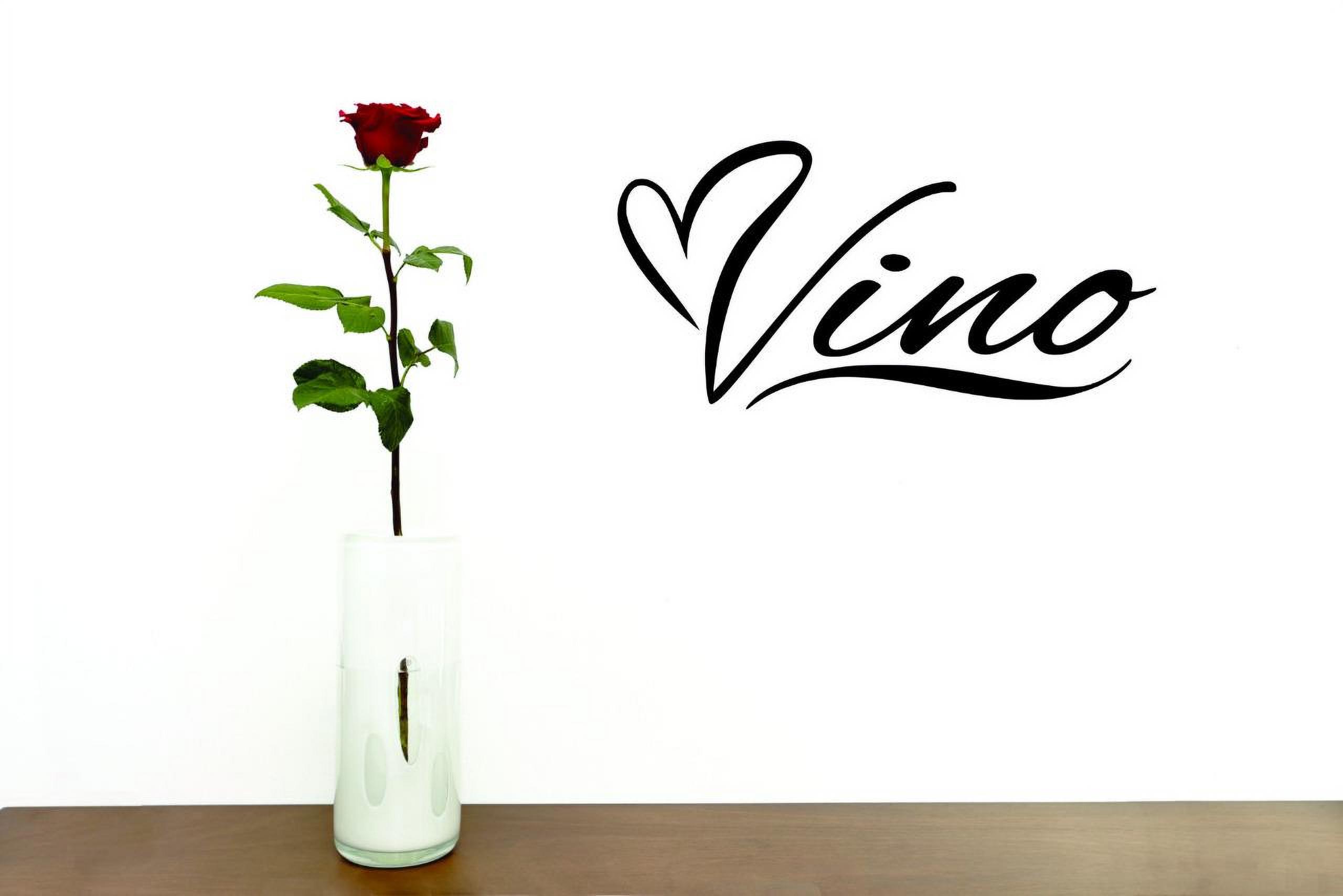 Home Wall Decals Vino Bedroom Stickers DIY Removable Originality 