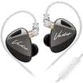 thumbnail image 1 of wonima11 KZ Vader Triple Driver in-Ear Monitor Music Earphone,HiFi IEM with 4 Tuning Levels, 0.75mm Pins Wired Sport Earbud Headphones (High-Resolution Version, with Microphone), 1 of 1