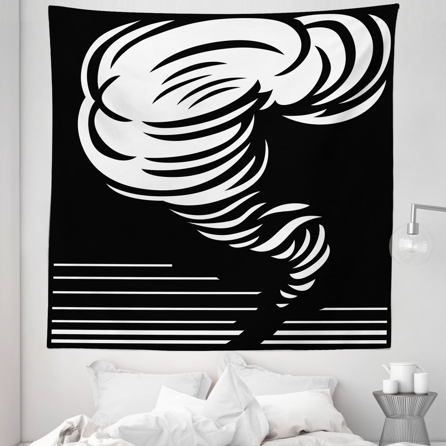 Tornado Lightning Tapestry Wall Hanging Mandala Bedspread Indian Home Decor 