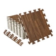 thumbnail image 1 of Piso Tipo Madera EVA Antiderrapante Acolchonado Chocolate 40 Piezas 14.4m² Decoración Interior Recámara, 1 of 4