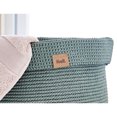 thumbnail image 4 of Kvell Rollo 16x16x24 Pouces Panier à Linge en Tissu Tissé, Vert Intelligent, 4 of 9
