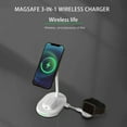 thumbnail image 4 of Wireless Charging Station for Multiple Devices 15 W Magnetic Mobile Phone Holder Wireless Charger Headset Charging for Mobile Phone, Dual Mobile Phone Charging, with Usb Interface, 4 of 8