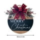 thumbnail image 2 of Fiudx Ofertas Flash Del Día Corona De Navidad Para Colgar En La Puerta De Entrada, Decoración Navideña, Adorno De Navidad De Madera Rústica Para Casa De Vacaciones, Porche, Ventana, Pared, Interior Y, 2 of 5