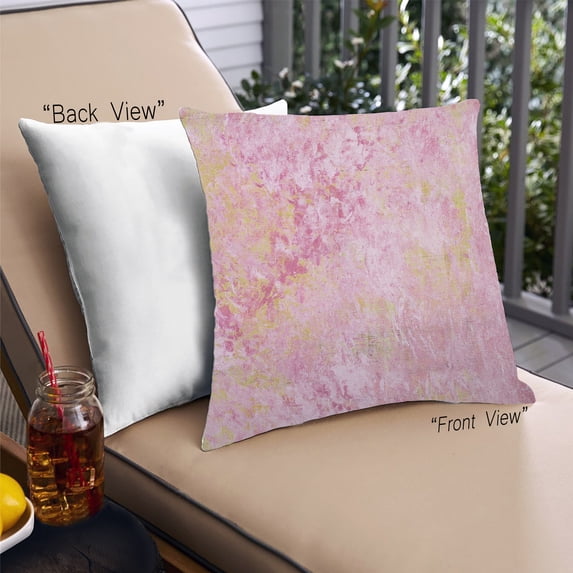 Ahgly Company Abstract Textures Outdoor Throw Pillow, 18 inch by 18 inch
