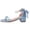 A-Blue154, variant on JAJAHO Girls Floral Princess Dress Shoes Low Heel Sandals Open Toe Hook And Loop Party Wedding Footwear For Little/Big Kids Versatile Shoes