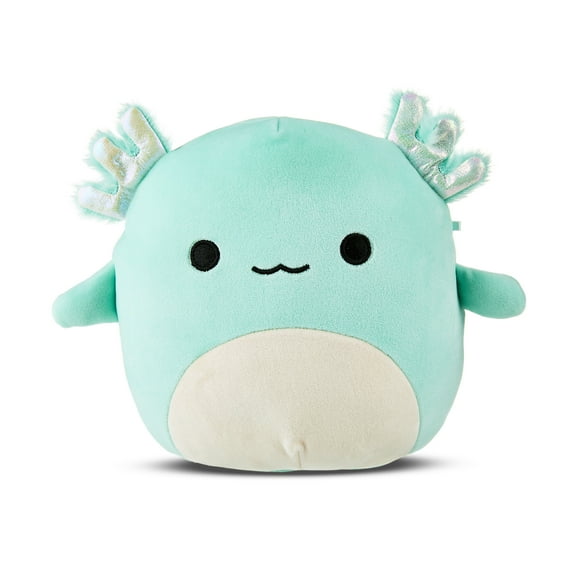 Squishmallows 8 inch Anastasia  the Teal Axolotl with Silver Gills - Child's Ultra Soft Stuffed Plush Toy