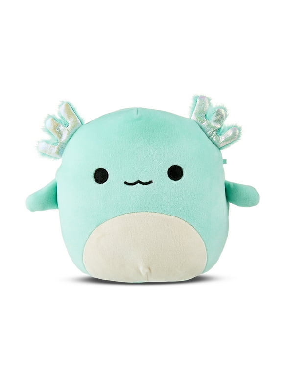 Squishmallows 8 inch Anastasia  the Teal Axolotl with Silver Gills - Child's Ultra Soft Stuffed Plush Toy