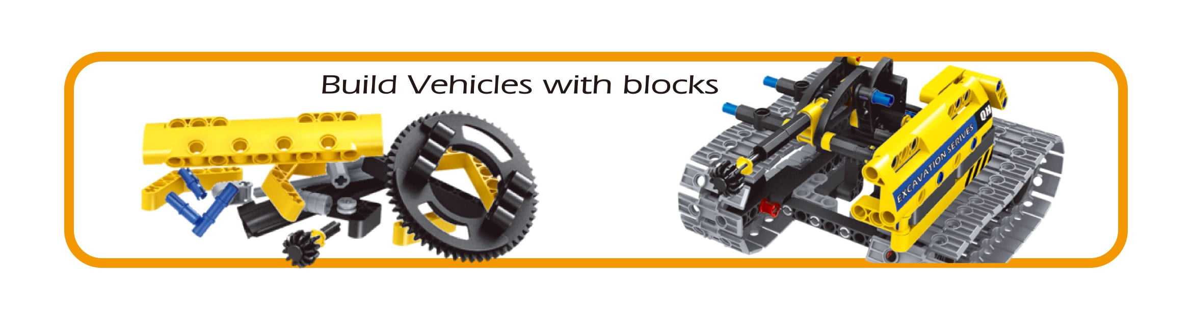 New Building Blocks Bricks Construction Truck Kit STEM Toy (Excavator), 301pcs
