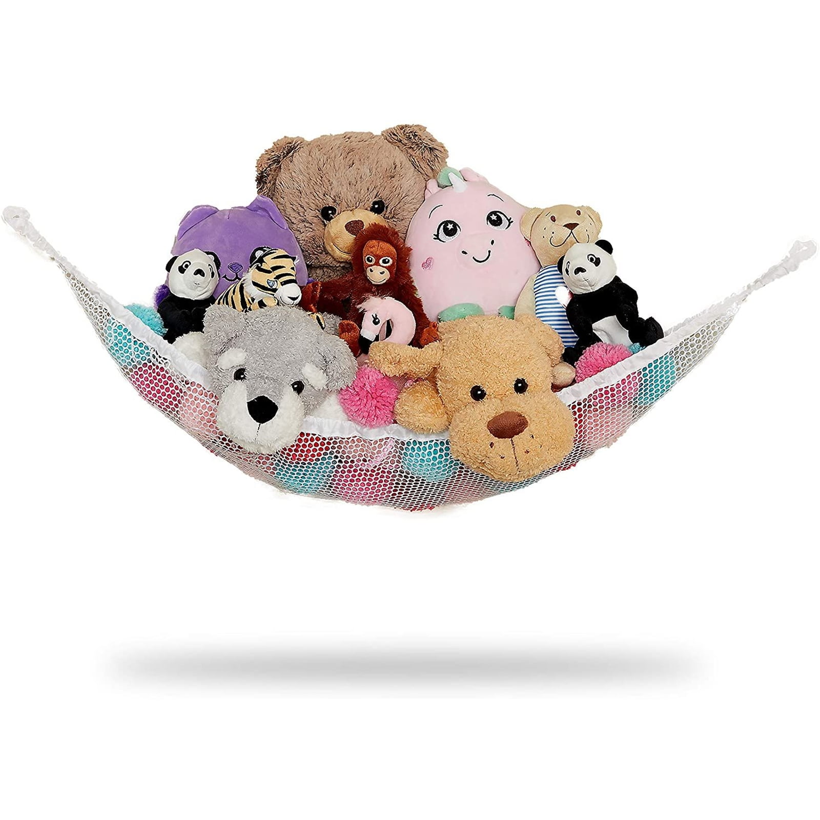 Large Soft Toy Hammock Mesh Net Teddy Bear Storage Baby Child Bedroom Nursery 