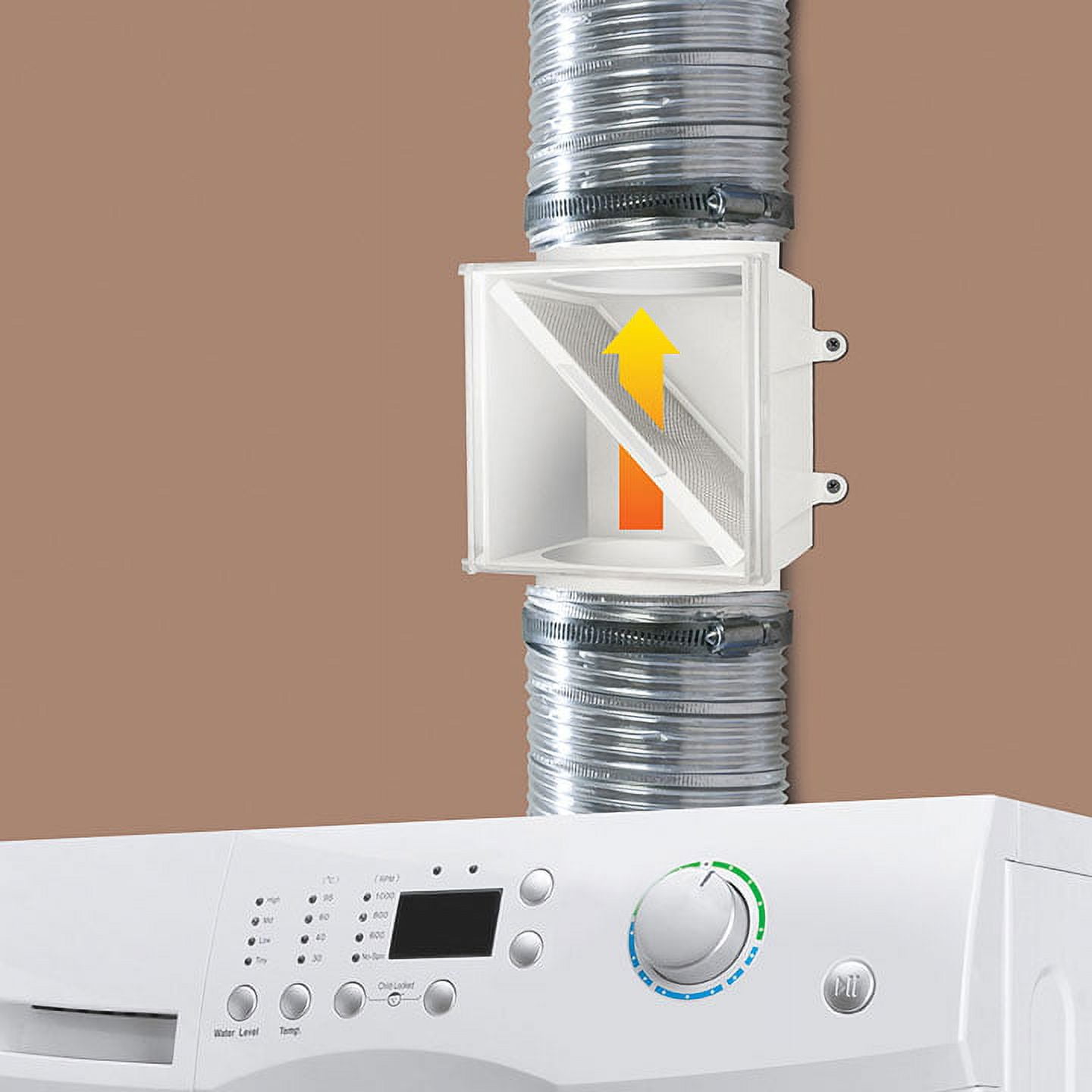 4 in dryer vent duct lint trap