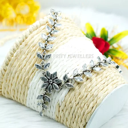 Cubic Zirconia Necklace 925 Sterling Silver Handmade Gemstone Jewelry Gift