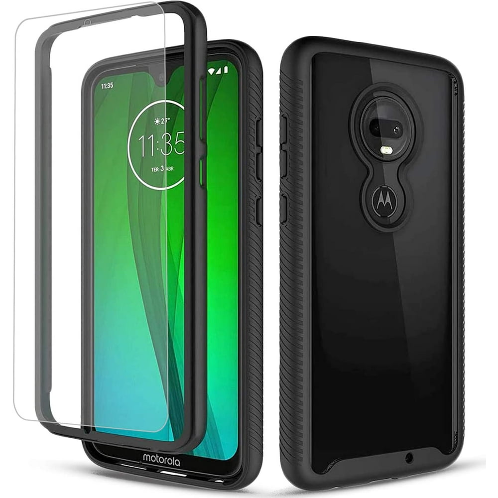 Motorola Moto Z4 Case, Transparent Drop Proof Cover With [temerped 