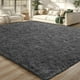 thumbnail image 1 of Alfombra Merelax 122x183 cm de Plush Suave Antideslizante Gris Oscuro, 1 of 9