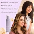 thumbnail image 4 of Curly Hair Styling Mousse Fluffy Volumizing Control Anti Frizz Increase Hair Elastic Prevent Dryness Nourish Sculpting Hair Foam, 4 of 5